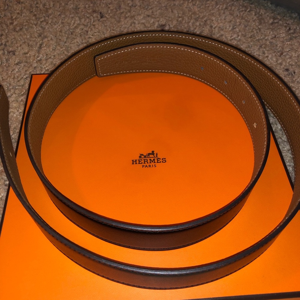 Hermès reversible leather strap
